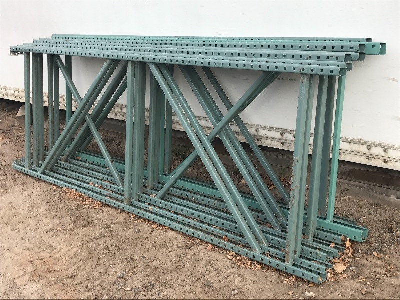 lot 1 image: (7) Pallet Rack Uprights