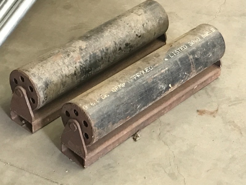 lot 21 image: (2) Steel Rollers