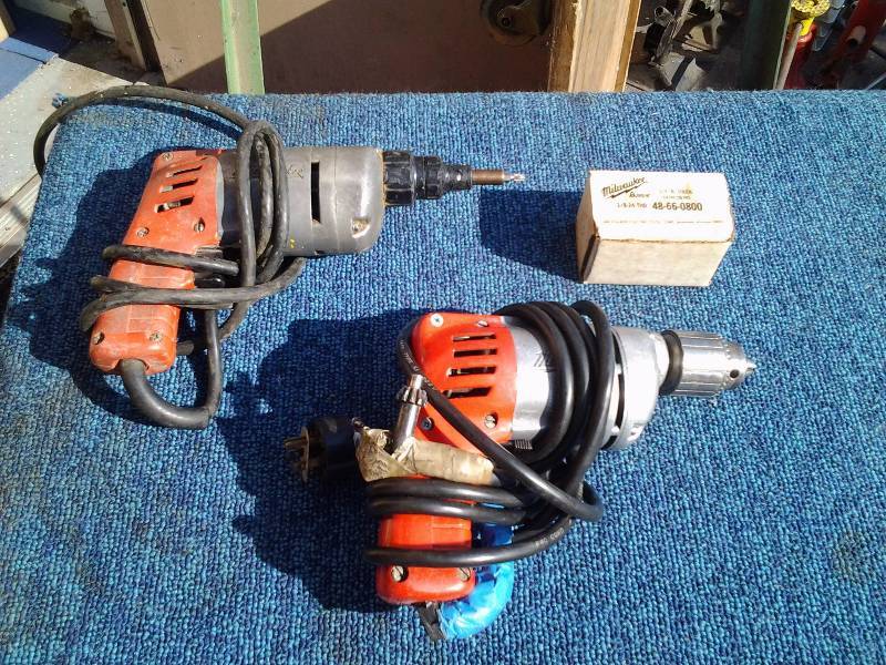 Milwaukee 38 Inch Drill & A Screw Gun