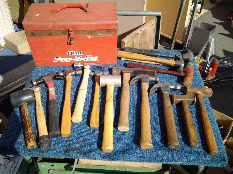 Lot Of 15 Hammers Includes Container