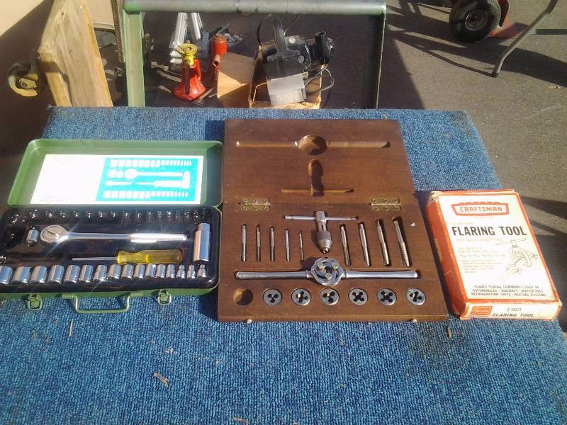 Tap & Die Set, Craftsman Flaring Tool, Partial Socket Set