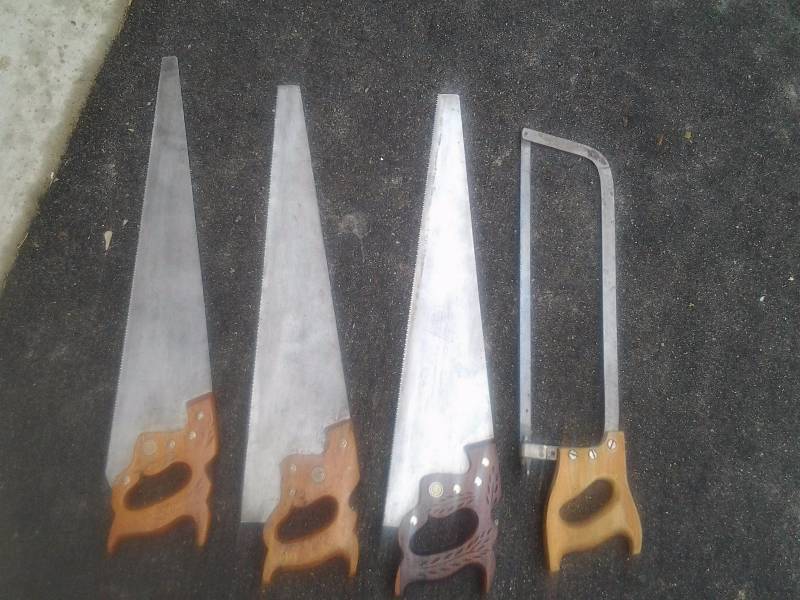 4-Assorted Saws (3-Disston)
