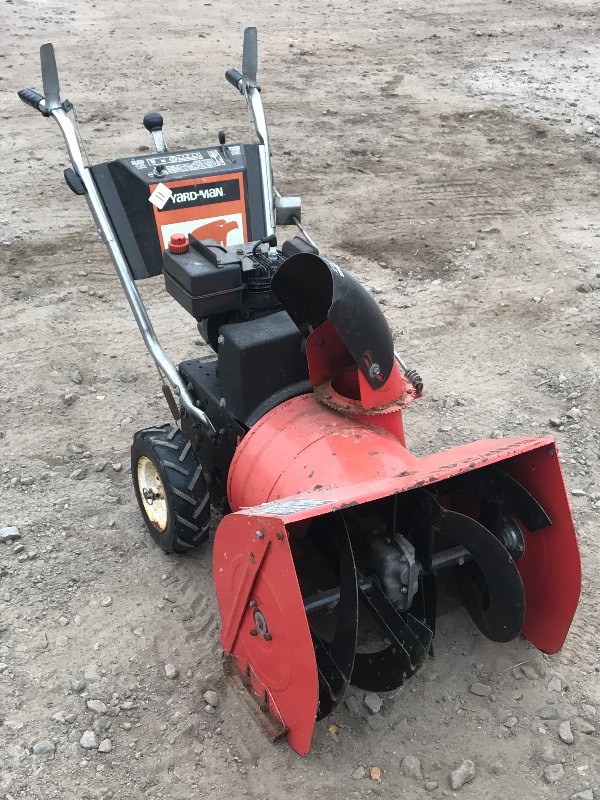 Yardman Snow Blower | LE Lawn Mowers, Snow Blowers & More | K-BID