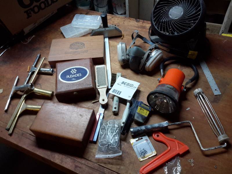 lot 97 image: Misc. Boxes and other items as pictured