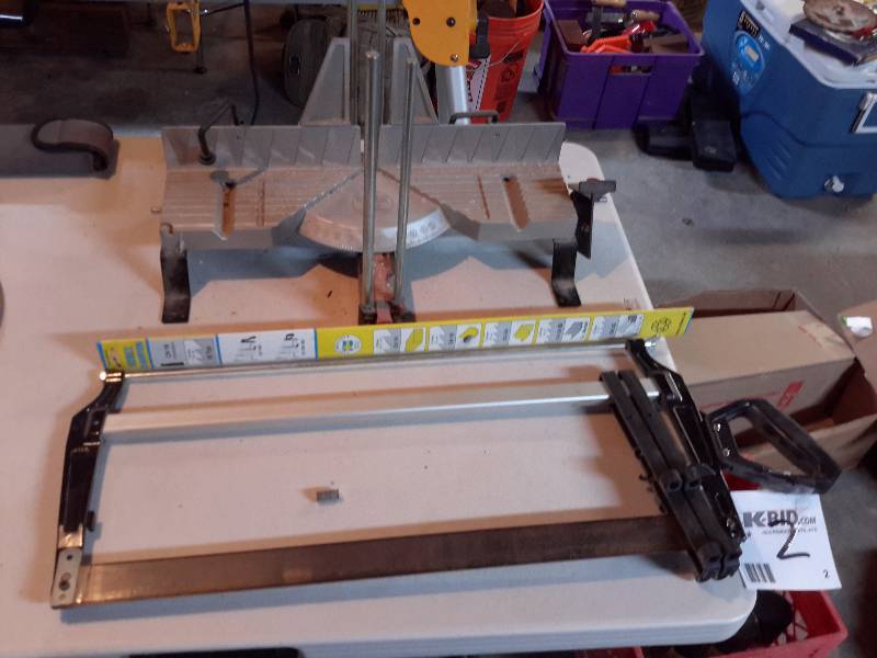 lot 2 image: NOBEX, 180 Mitre Saw