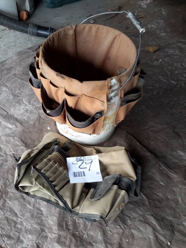 lot 29 image: 2 Bucket type tool holders.. 1 Bucket included