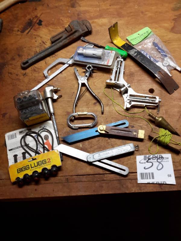 lot 58 image: Misc. Tools as pictured