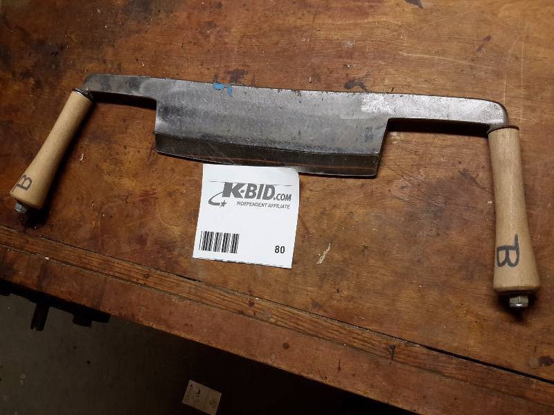 lot 80 image: BARR Draw knife