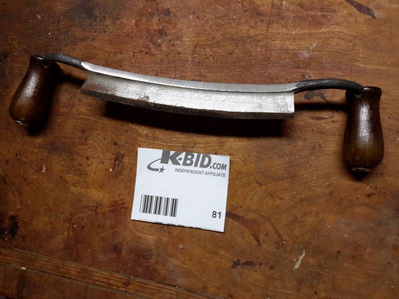 lot 81 image: Draw knife