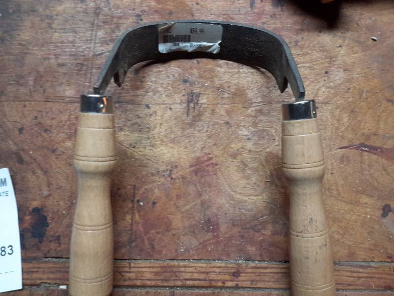 lot 83 image: Curved Draw knife