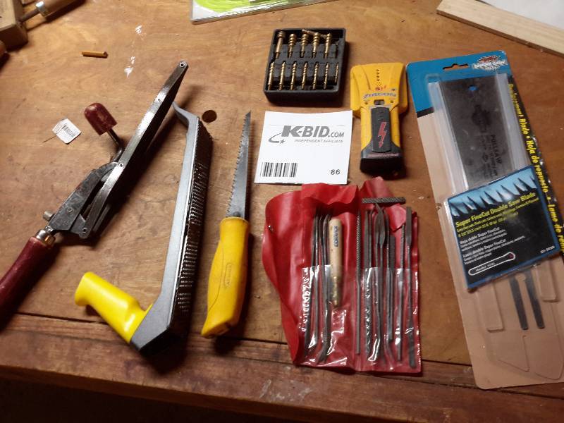lot 86 image: Misc. Rasps, Precision chisels and other
