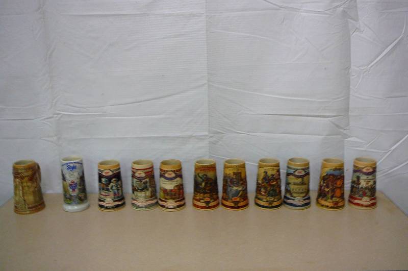 Lot of Beer Steins