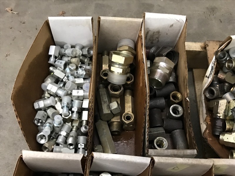 Pallet Of Assorted Hydraulic Fittings