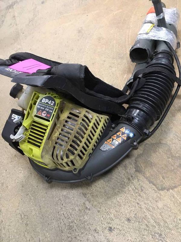 Ryobi BP42 Backpack Blower used in working condition
