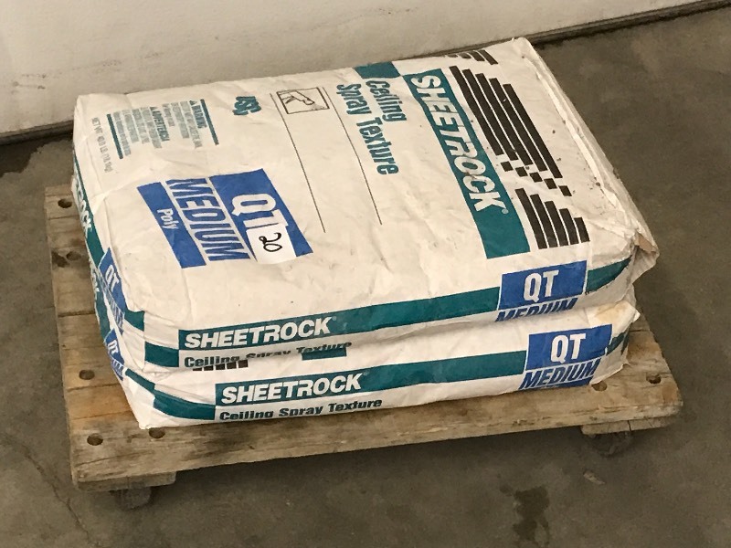 lot 20 image: Sheetrock Ceiling Spray Mix
