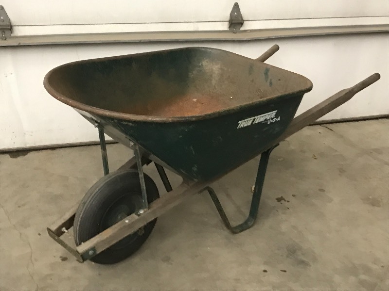 lot 17 image: Steel Wheel Barrel