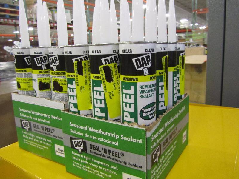 lot 20 image: DAP Seal N Peel 10.1 oz. Clear Removable Weatherstrip Sealant