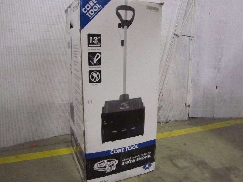 lot 31 image: Snow Joe iON Core Tool 40-Volt Cordless 13 in. Brushless Electric Snow Shovel