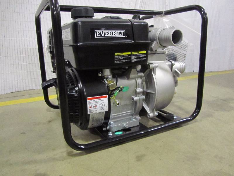lot 32 image: Everbilt 5.5 HP Gas-Powered Utility Pump