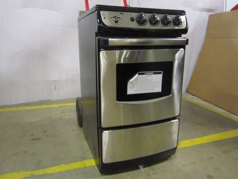lot 36 image: Summit 20 in. 2.4 cu. ft. Electric Range in Stainless Steel