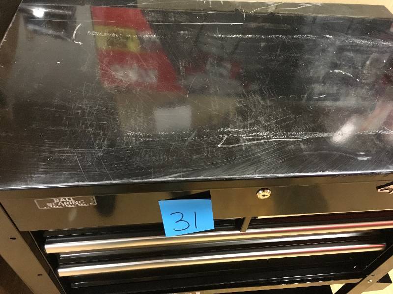lot 31 image: Husky 4-Drawer Utility Cart, Damaged