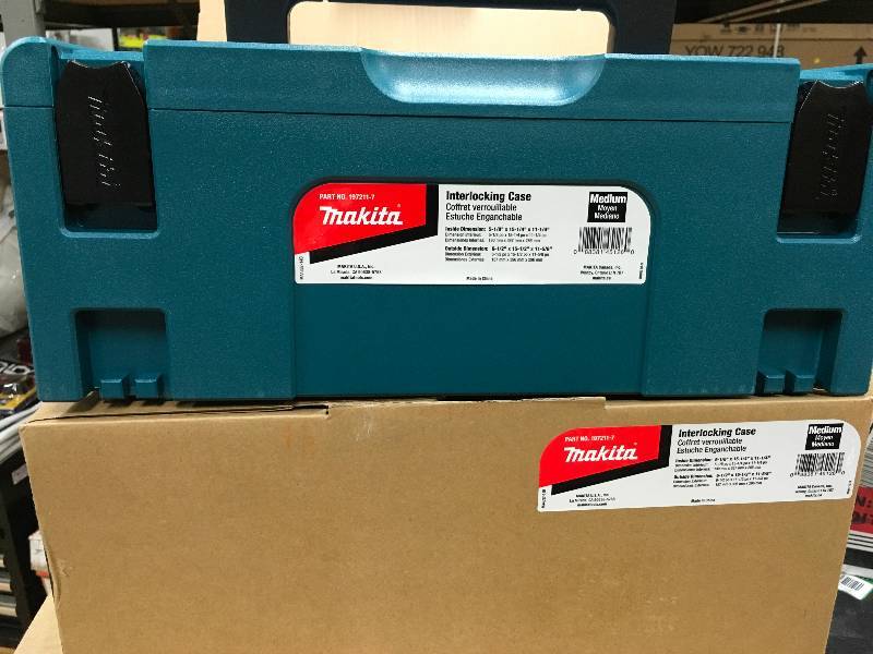 lot 39 image: Makita Interlocking Case.  never used open box