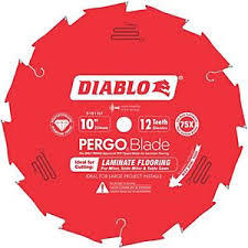 lot 106 image: Diablo Pergo Table Saw Blade 10 12 Teeth