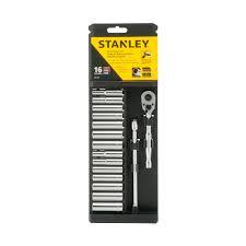 lot 108 image: Stanley 89199  16Piece 14 Deep Socket not used