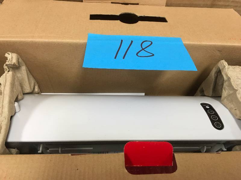 lot 118 image: 3M Thermal Laminator Combo Pack, TL902