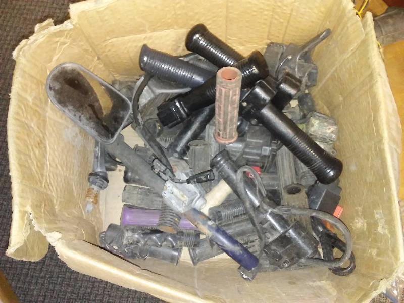lot 20 image: Hand Grips, Thumb Controls, Throttles, Wiring Harnesses