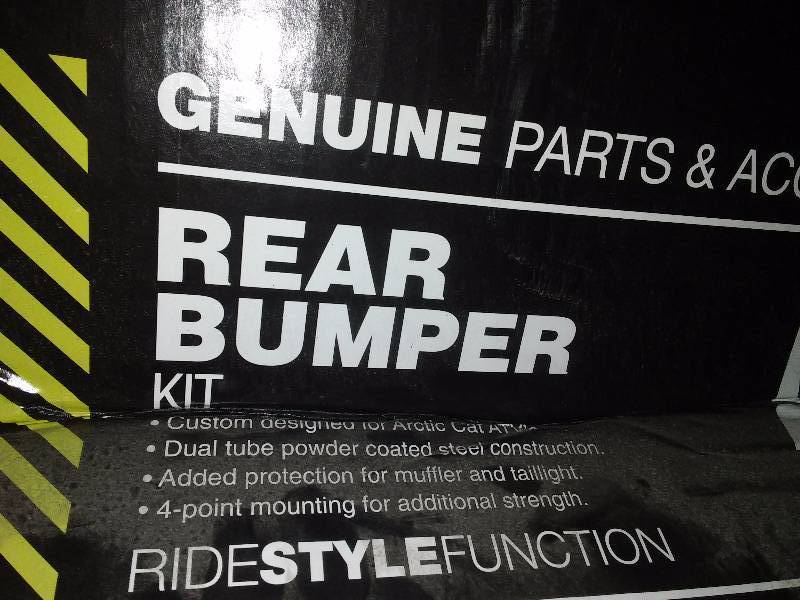 lot 11 image: Arctic Cat 4-Wheeler, B-Body, Rear Bumper Kit, Part#0436-757, New in Factory Box