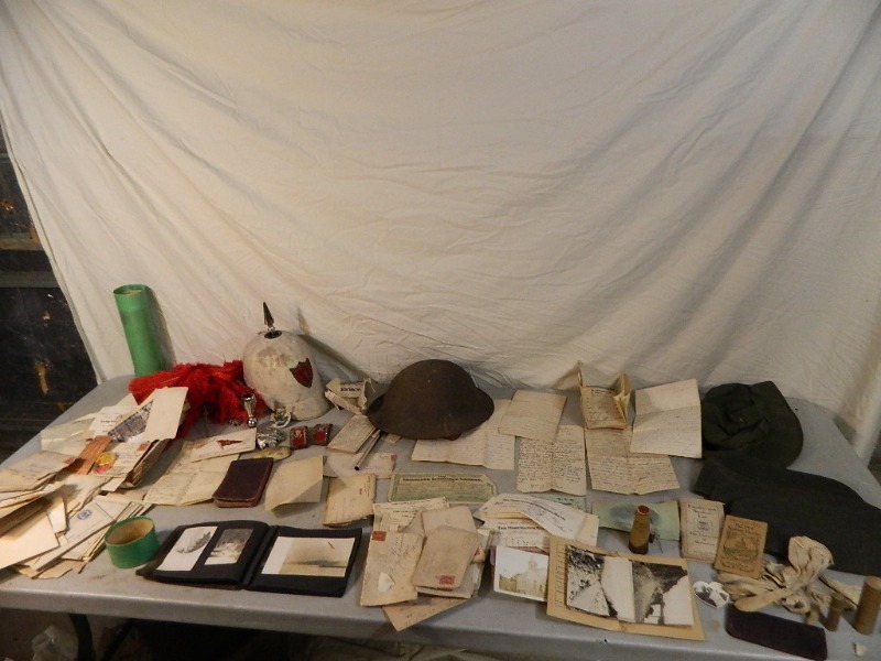 lot 24 image: Box of WWI and MN History Memorbilia