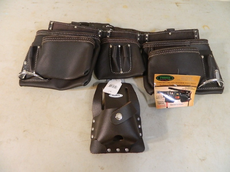 lot 52 image: New Leather Toolbelt