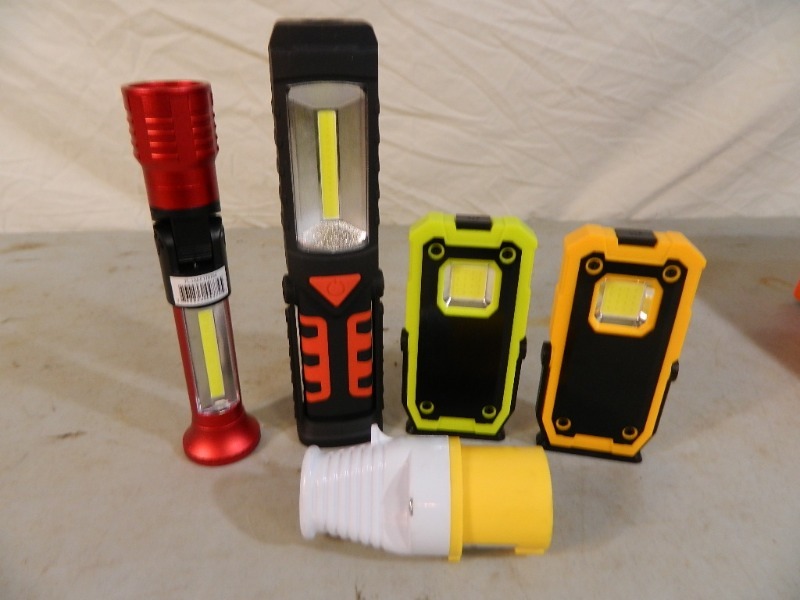 lot 55 image: New LED Flashlights, Etc