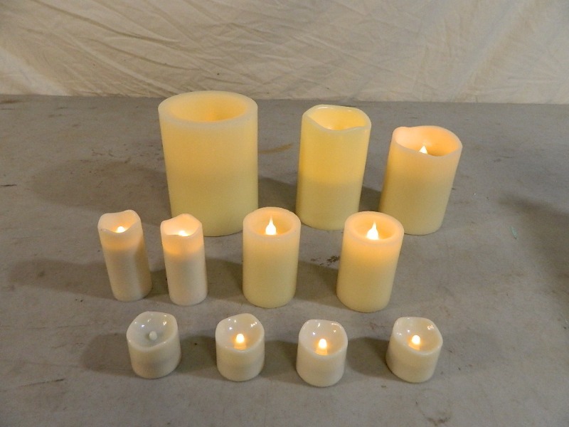 lot 84 image: 11 New Flameless Candles