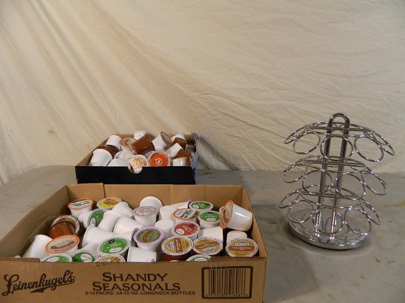 lot 93 image: K-Cups and K-Cup Holder