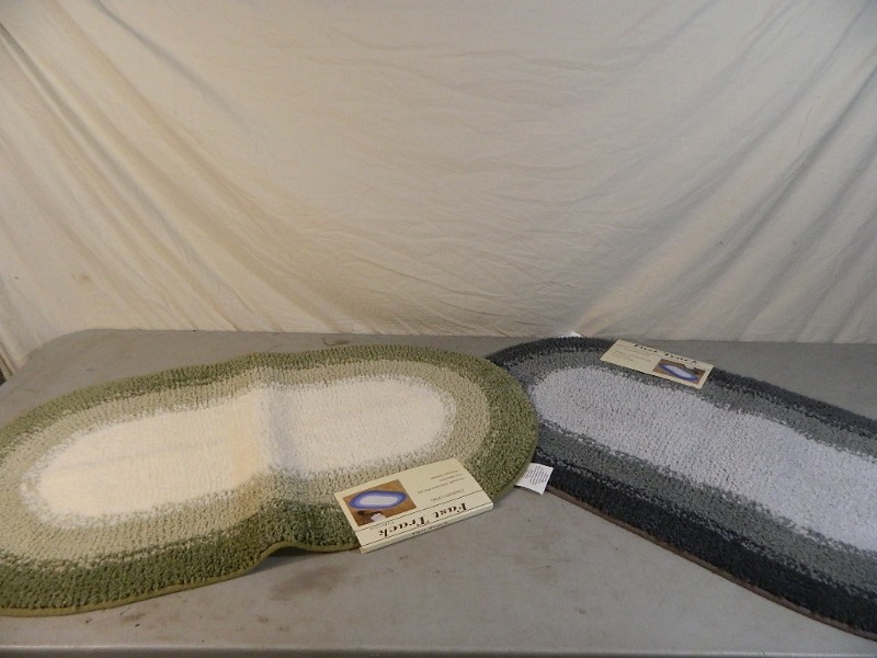 lot 108 image: 2 New Oval Rugs