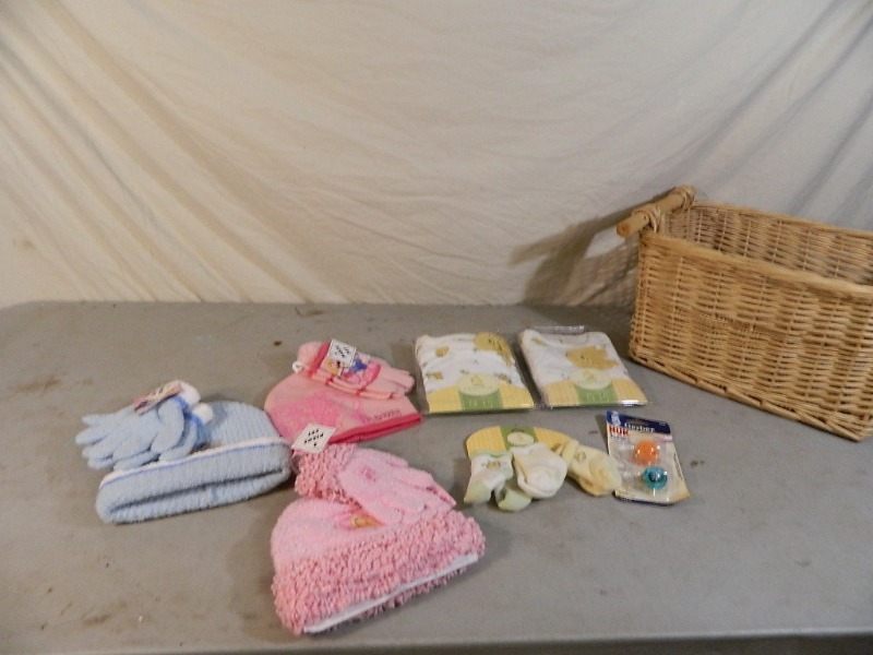 lot 123 image: New KidBaby Stuff and Basket