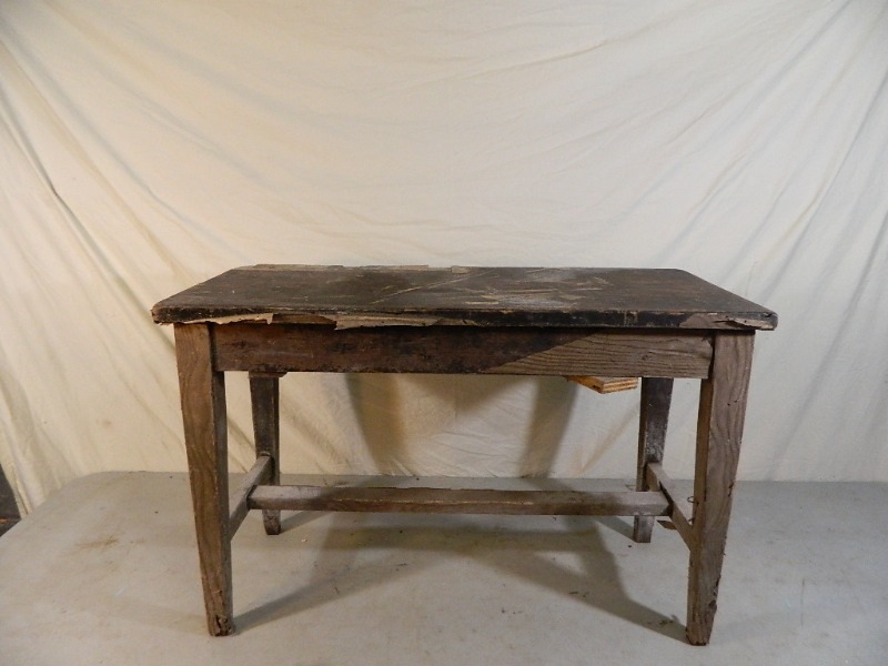 lot 136 image: Very Old Wood Piano Bench with Storage