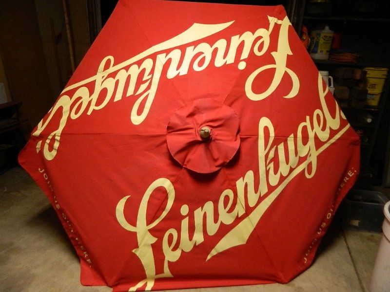 lot 111 image: Leinenkugels Beer Advertising Umbrella
