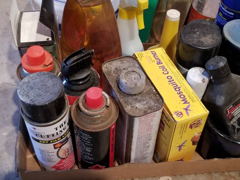 lot 146 image: Lot - Misc Chemicals - Cleaning, Lube, Etc - partial to full