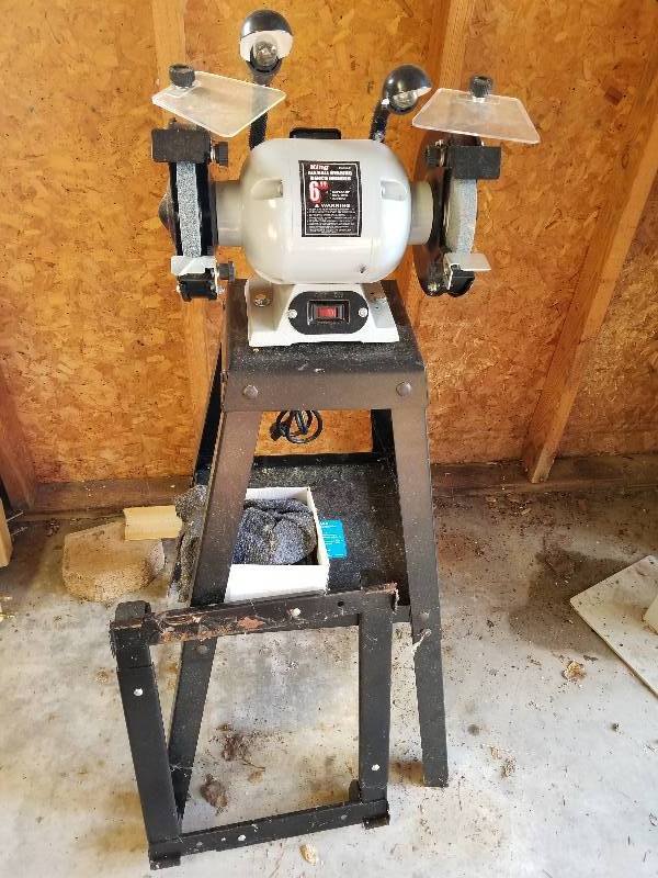 lot 255 image: King All Ball Bearing 6 Bench Grinder