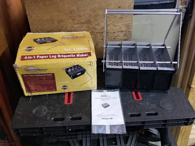 lot 303 image: Northern Tools 4-in-1 Paper Log Briquette Maker - NIB