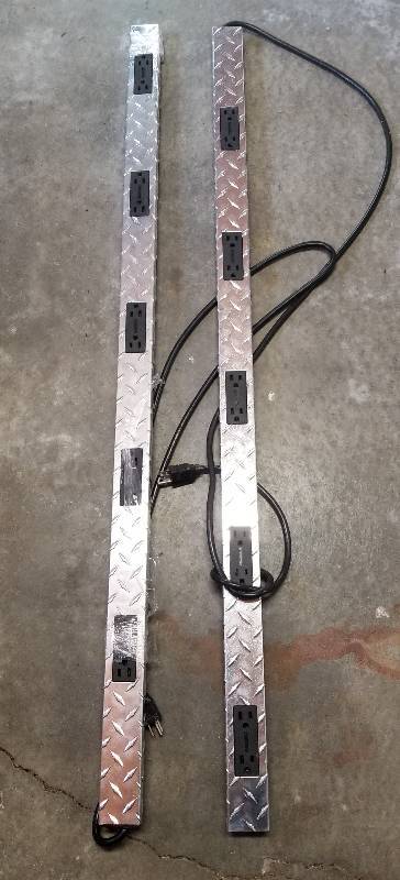 lot 311 image: Pair Plugmold Tough Power Strips