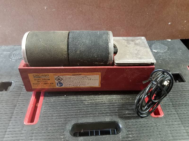 lot 326 image: Chicago Dual Drum Rotary Rock Tumbler