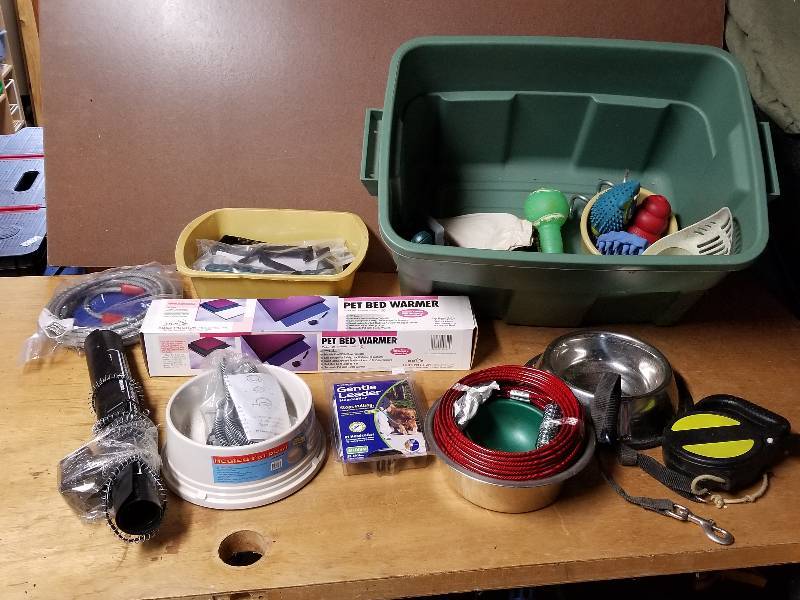 lot 369 image: Lot - Pet Supplies - Guardian Remote Trainer, Bed Warmers, Heated Bowls, Etc