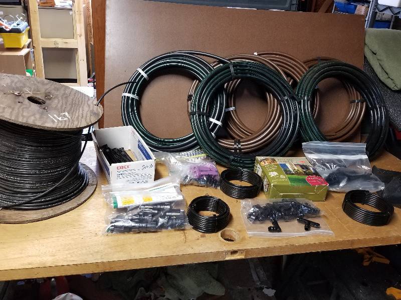 lot 382 image: Lot - Drip Tubing and Drip Watering System