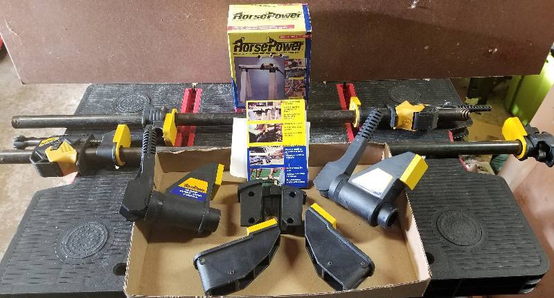 lot 336 image: Lot - Power Press & Horse Power Clamps