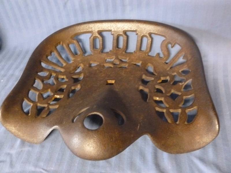 Antique Cast Iron Tractor Seat
