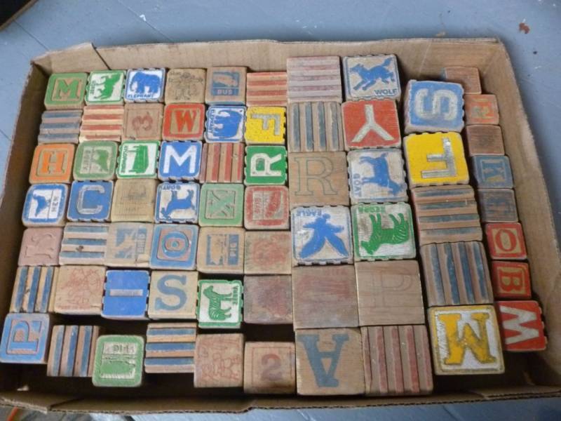 Vintage Wooden Blocks